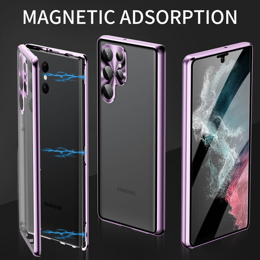 New Samsung Peep-proof Magnetic Mirror Universal Magnetic King Phone Case